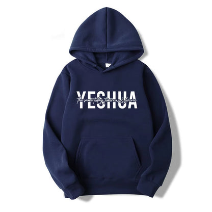 Yeshua Hoodie Sweatshirt Bible Verse Pullover 