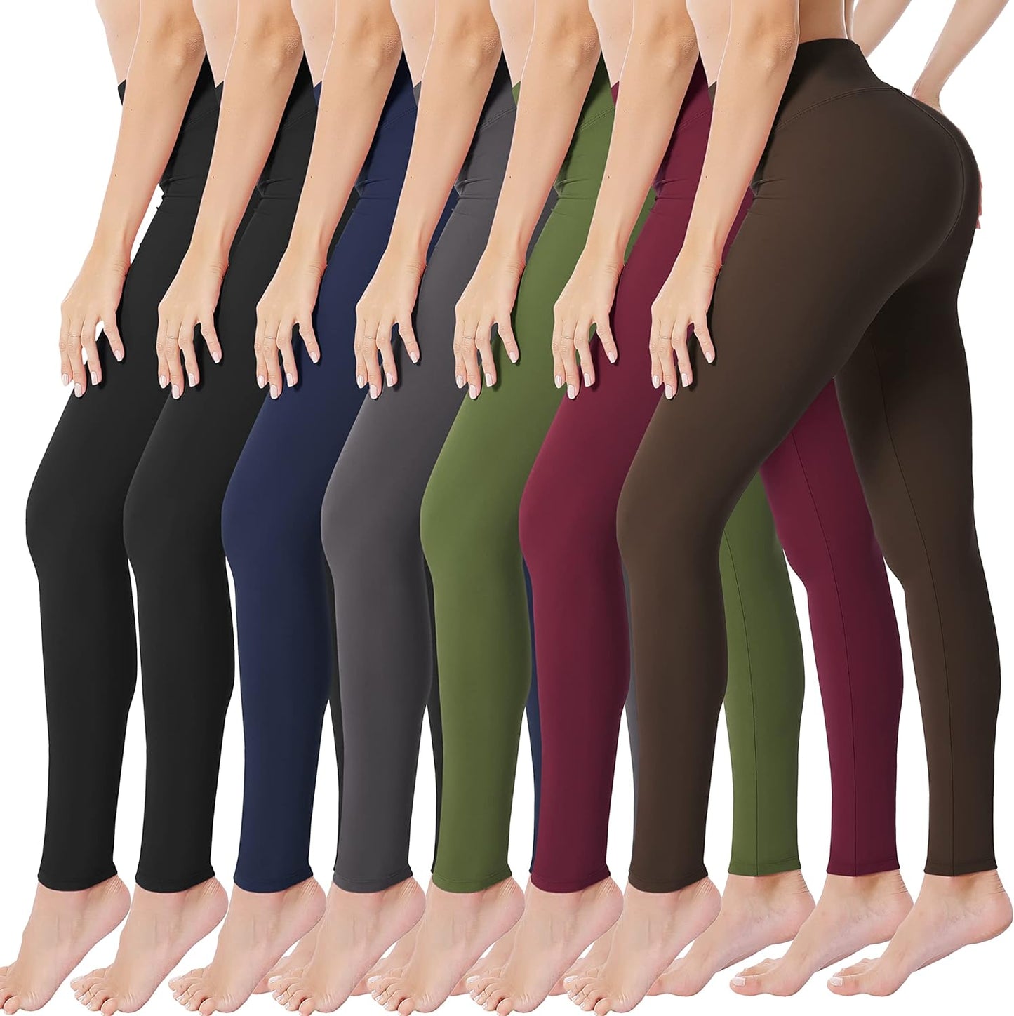 High Waisted Leggings for Women Soft Stretchy