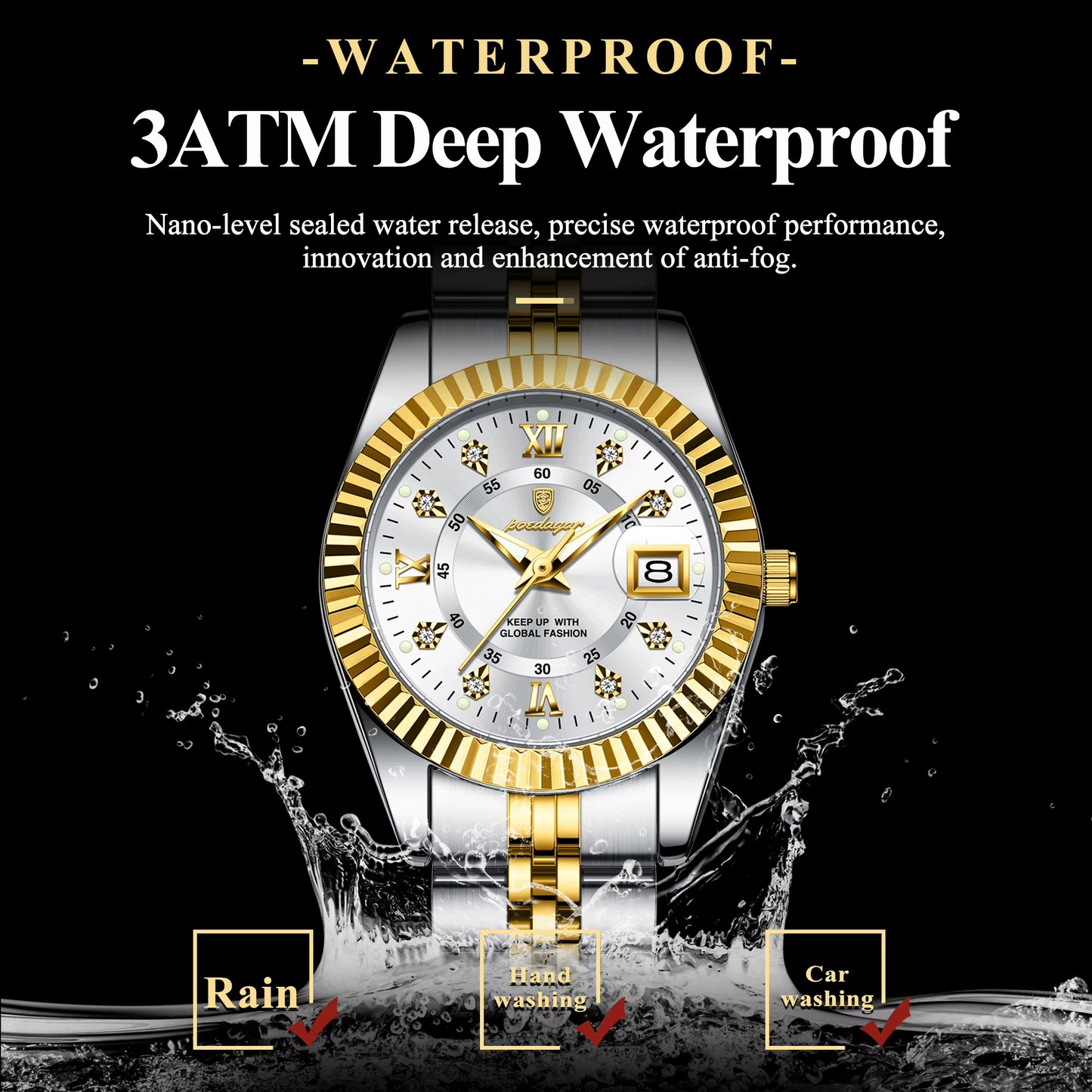 Luxury Watch Waterproof 