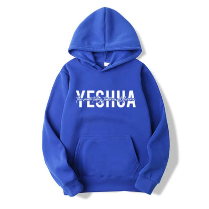 Yeshua Hoodie Sweatshirt Bible Verse Pullover 