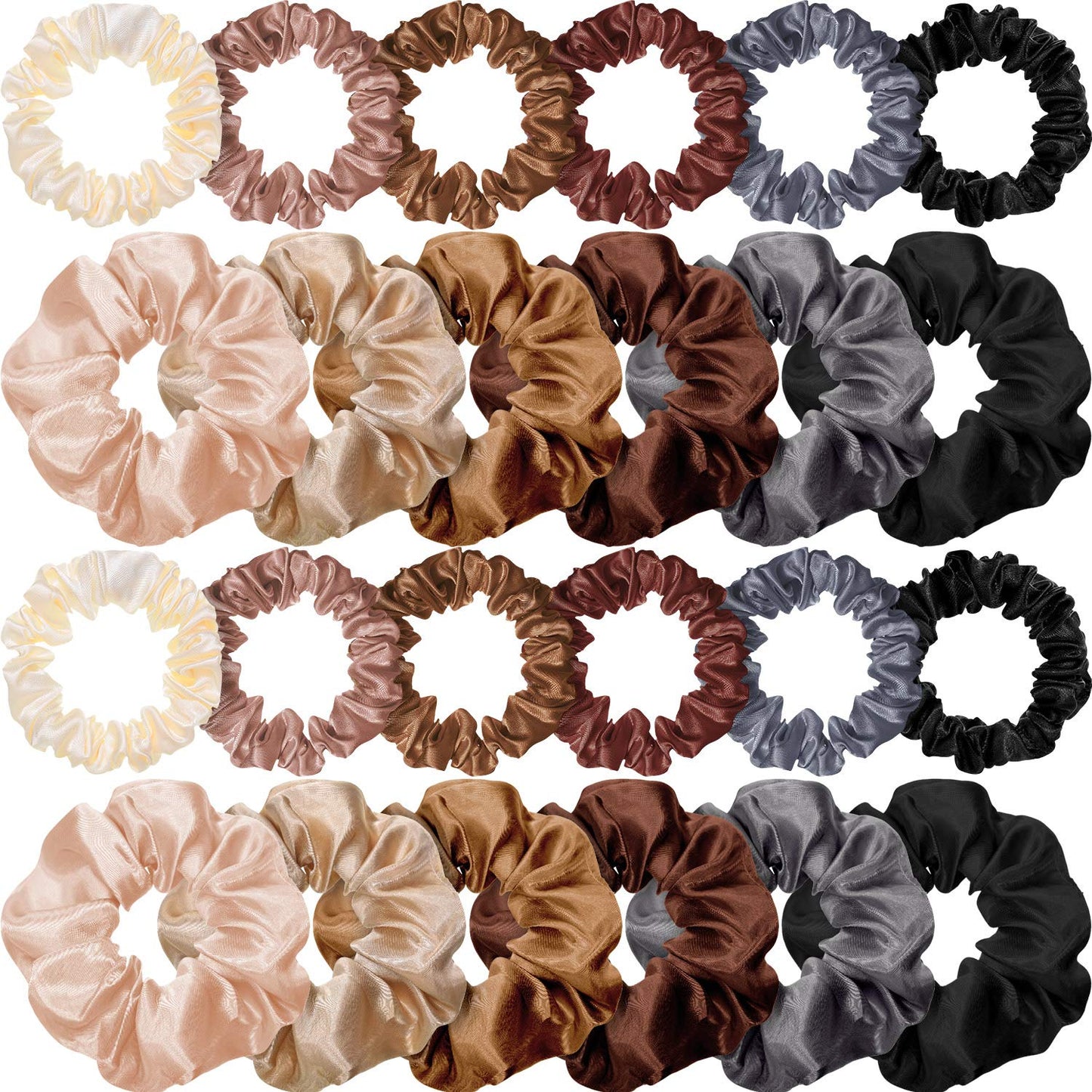 24 Pieces Scrunchies for Women Girls