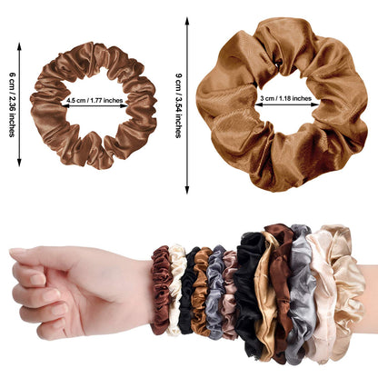 24 Pieces Scrunchies for Women Girls